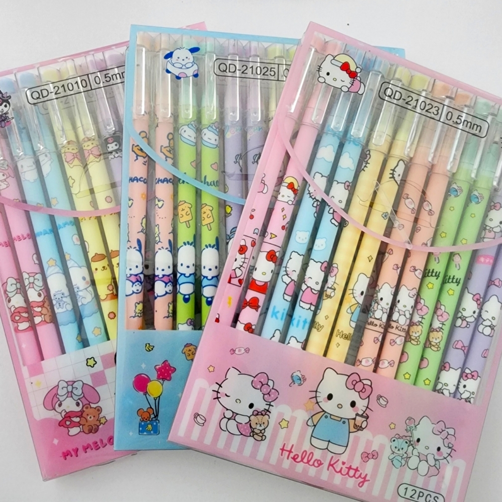 (3) pack SANRIO NEEDLE POINT PEN SET